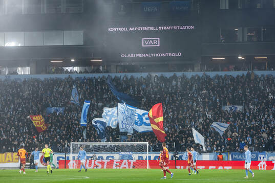 VAR check of a potential penalty kick