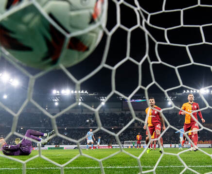 Goalkeeper Fernando Muslera, Abdulkerim Bardakci and Victor