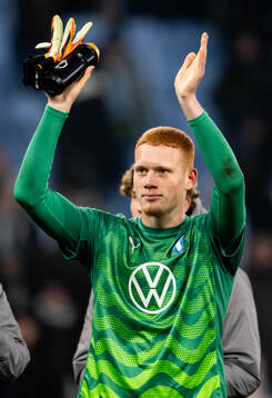 Goalkeeper Joakim Persson of Malmö FF