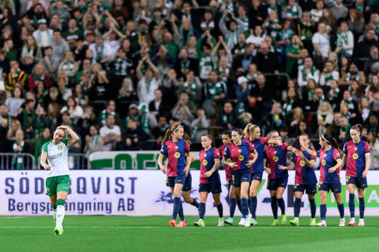 Anna Jøsendal of Hammarby looks dejected