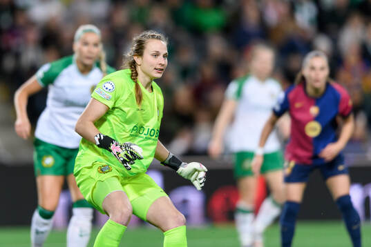 Goalkeeper Anna Tamminen of Hammarby