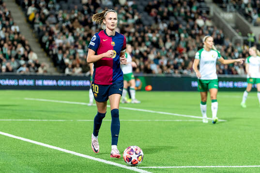 Caroline Graham Hansen of Barcelona