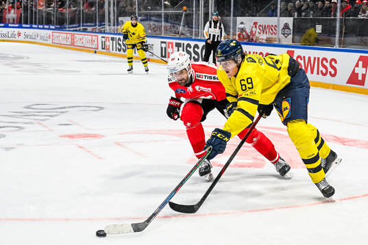 Fabian Heldner of Switzerland and Milton Oscarson of Sweden