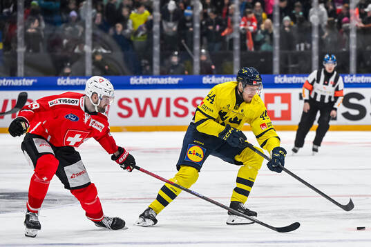 Fabian Heldner of Switzerland and Victor Ejdsell of Sweden