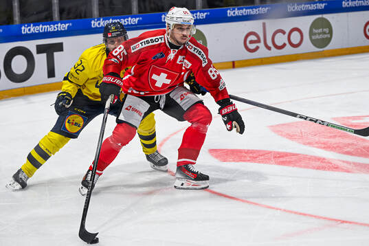 Lukas Bengtsson of Sweden and Sven Andrighetto of