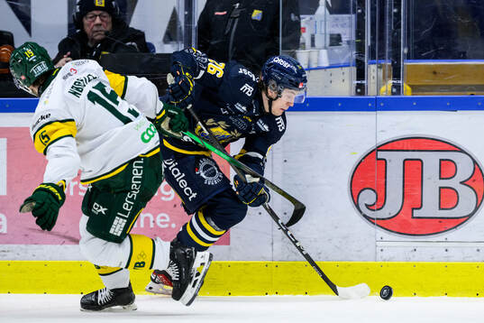 Björklövens Mattias Nörstebö och Södertäljes Filip