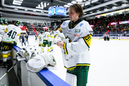 Björklövens målvakt Melwin Asp Cassåsen