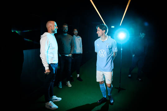 Malmö FFs tränare Henrik Rydström och Johan Karlsson