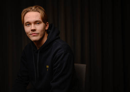 Theo Lindstein poses for a portrait