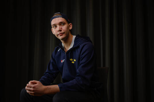 Goalkeeper Marcus Gidlöf poses for a portrait