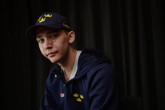 Goalkeeper Marcus Gidlöf poses for a portrait