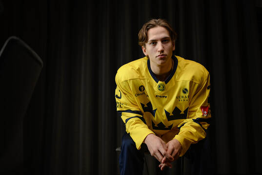 Victor Eklund poses for a portrait