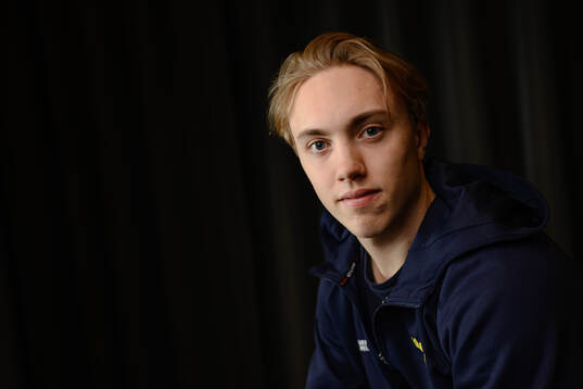 Linus Eriksson poses for a portrait