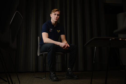 Herman Träff poses for a portrait