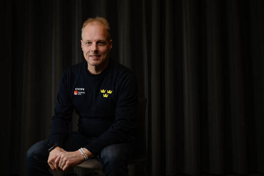 Head coach Magnus Hävelid poses for a portrait
