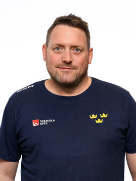 Equipment manager Daniel Nilsson poses for a portrait