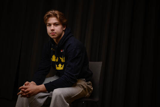 Isac Hedqvist poses for a portrait