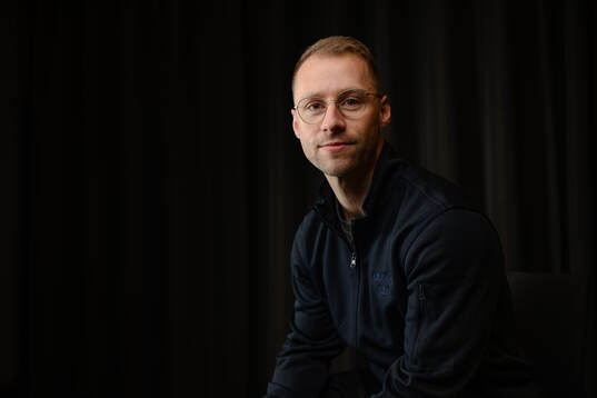 Axel Söderlund, Physiotherapist poses for a portrait