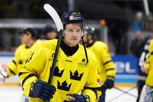 Sebastian Hartmann of Sweden look dejected