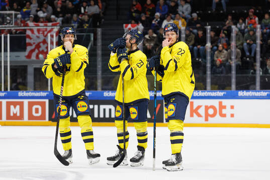 Jacob de la Rose, Lucas Wallmark and Fredrik Olofsson of