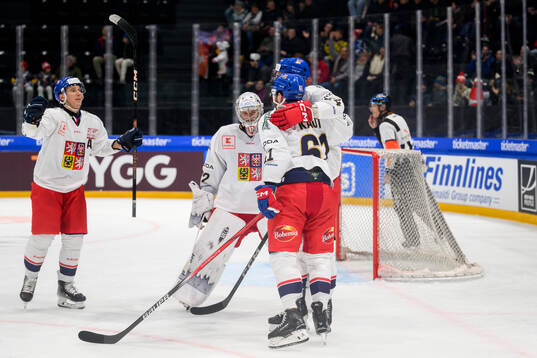 Players of Czech Republic celebrate
