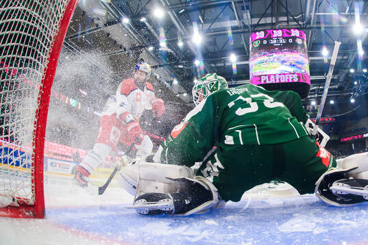 goaltender Maxime Lagacé of Färjestad