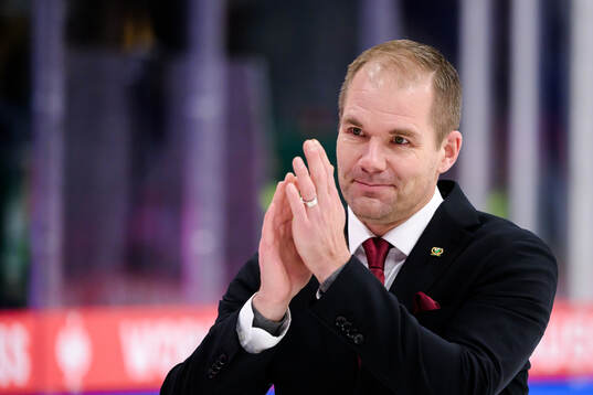 head coach Tomas Mitell of Färjestad