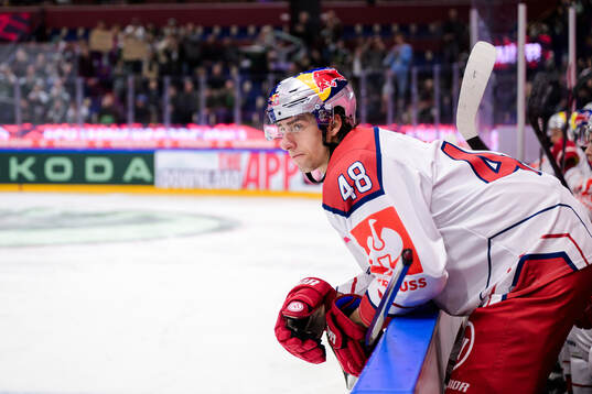 Lucas Thaler of EC Red Bull Salzburg looks dejected