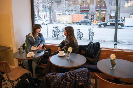 Elsa Alm och GP’s reporter Sanna Sundberg