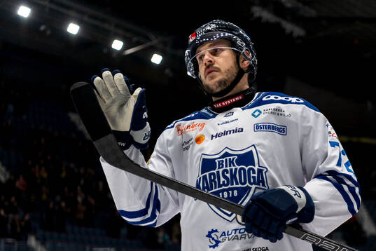 Karlskogas Viktor Lennartsson deppar