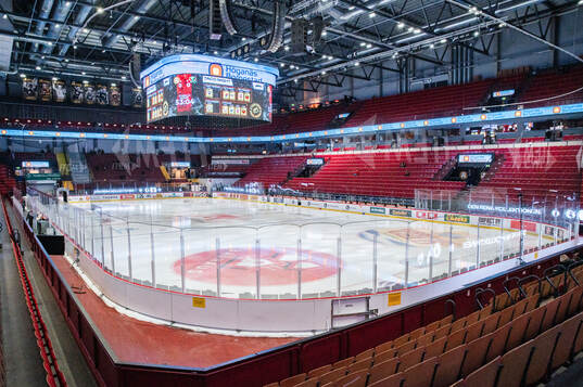 Interiör av Monitor ERP Arena