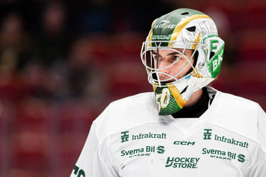 Färjestads målvakt Damian Clara