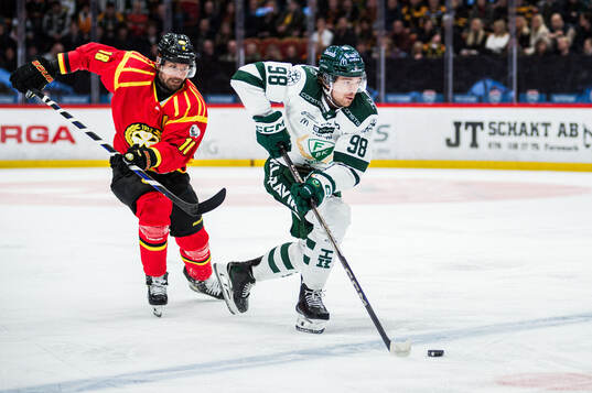 Brynäs Anton Rödin och Färjestads Marian Studenic