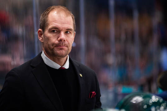 Färjestads tränare Thomas Mitell