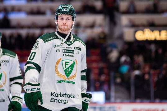 Färjestads Marcus Westfält deppar