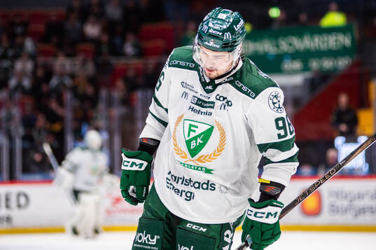 Färjestads David Tomasek deppar