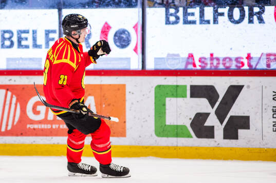 Brynäs Jakob Silfverberg jublar