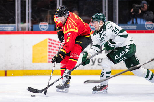 Brynäs Anton Rödin och Färjestads Michael Lindqvist