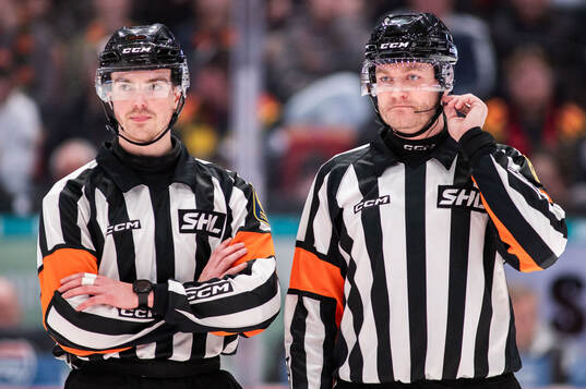 Domare Filip Eriksson och Domare Daniel Eriksson