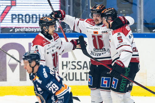 Örebros Patrik Karlkvist jublar