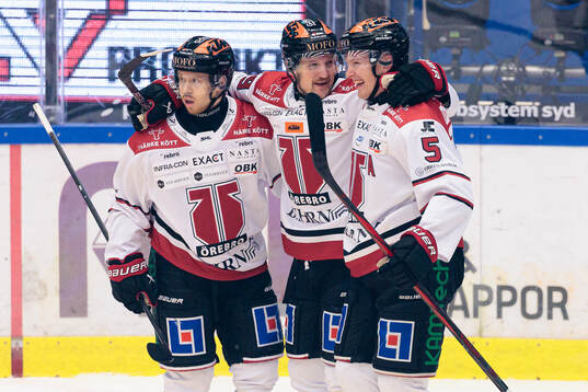 Örebros Kalle Kossila, Patrik Karlkvist och Gustav