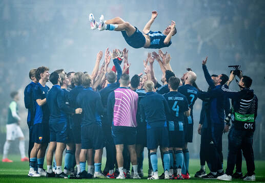 Haris Radetinac of Djurgården after, his last game, the
