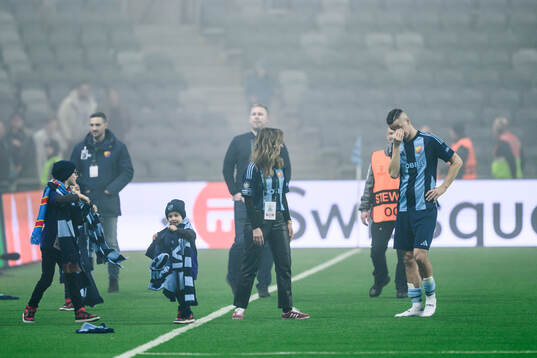 Haris Radetinac of Djurgården after, his last game, the