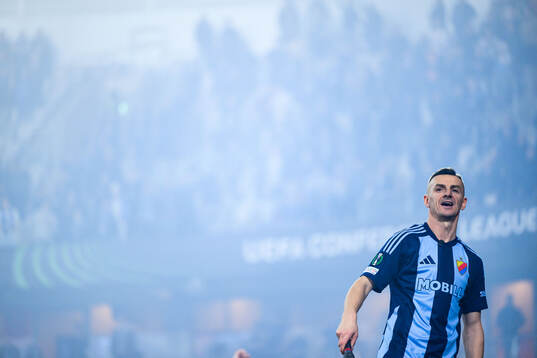 Haris Radetinac of Djurgården after, his last game, the