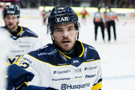 HV71s Oscar Engsund jublar