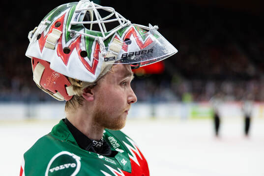 Frölundas målvakt Tobias Normann