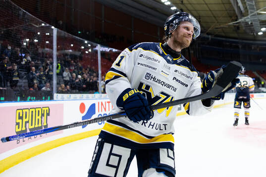HV71s Mattias Tedenby jublar