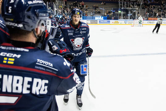 Linköpings Henrik Törnqvist jublar