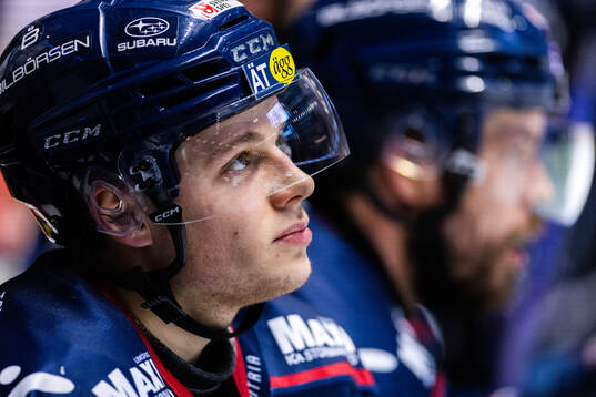 Linköpings Mattias Hävelid deppar