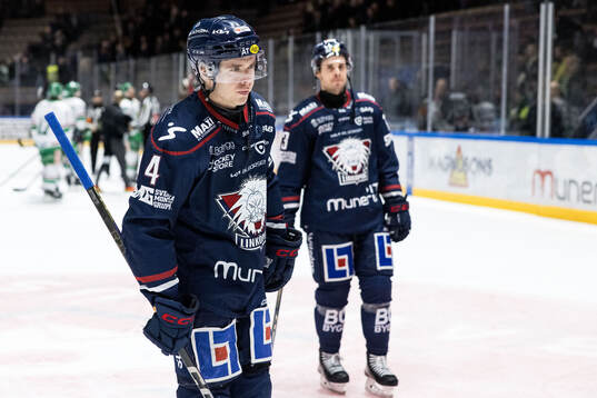 Linköpings Oscar Lawner deppar